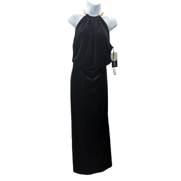 Xscape Dresses & Skirts - NWT Xscape black halter maxi dress size 14